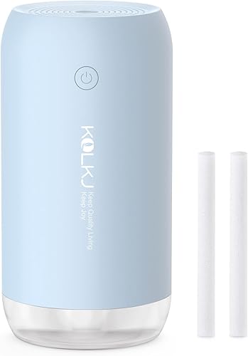 Miniatura 1 de Mini humidificador portátil, pequeño humidificador de aire personal de escritorio para dormitorio, hogar, plantas, automóvil, oficina interior con 2