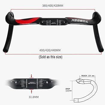 カーボンハンドル ドロップハンドル + DHバー Amazon.co.jp: カーボンドロップハンドルバーRXL SLバイク