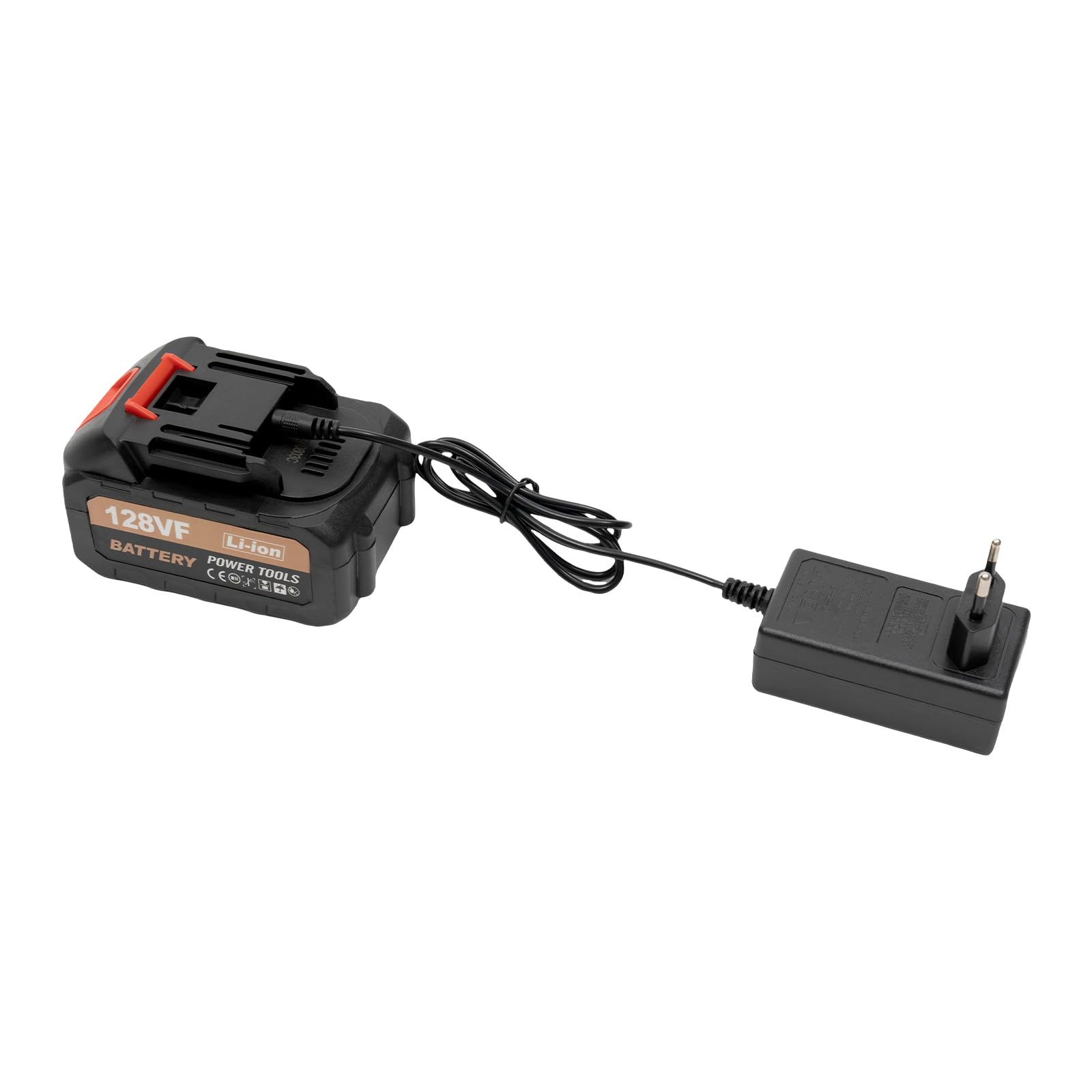 Pistola engrasadora con batería, con 2 baterías de 2600 mAh y cargador, dos tipos diferentes de boquillas, con mangueras y tubos rígidos