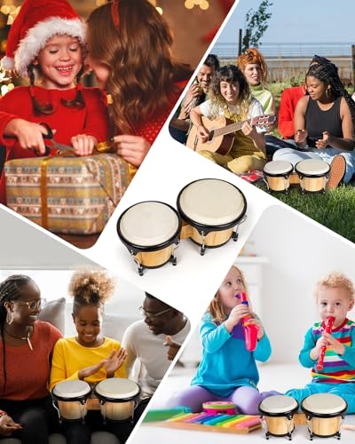 Lyumengg BANGO-02 Bongo Drum 6"And 7 Inch thumb #6