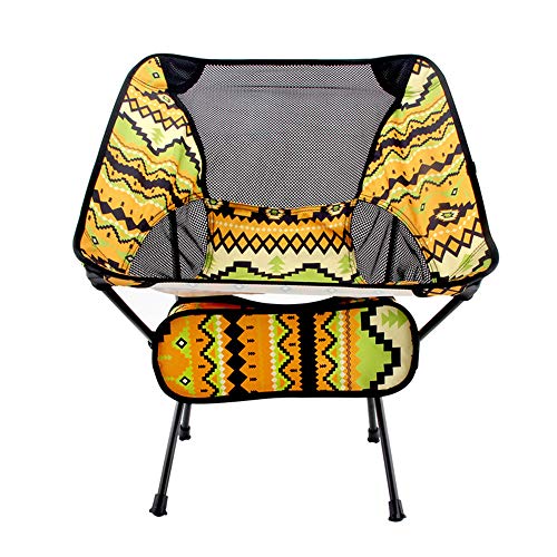 Chaise pliante jardin multifonctionnelle lune camping pliable camping 120kg
