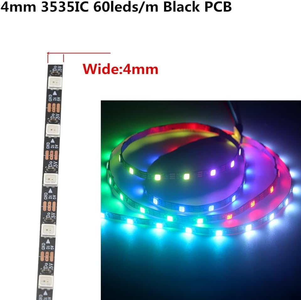 Striscia LED 5 V, Stretta, 4 Mm, 5 Mm, 8 Mm, WS2812B - Foto 13