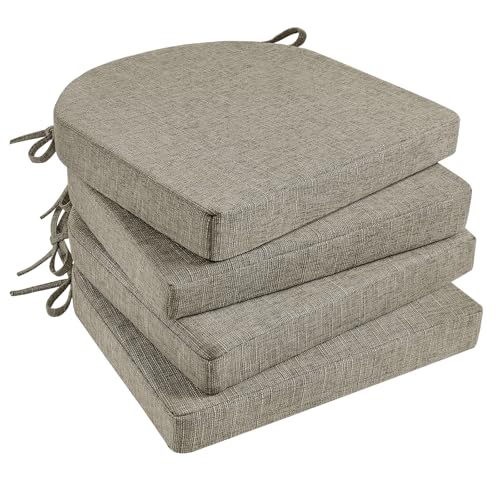 Basic Beyond Chair Cushions for Dining Chairs 4 Pack, Kitchen