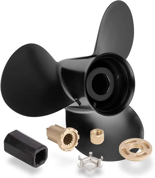 VQPROPs 48-77344A45 OEM 13 1/4 x17 Pitch Upgrade Aluminum Propeller fit Mercury Outboard Engines 60-115 HP,15 Spline Tooth,Interchangable Hub Kits Included, Rh