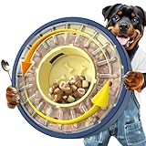 KADTC 5-60 Min Adjustable Slow Feeder for Dogs, Large Capacity 5-Cup Spinning Dog Puzzle Feeder, Anti-Gulping Treat & Food Dispenser, Mental Enrichment Toy, U.S. Brand & Design