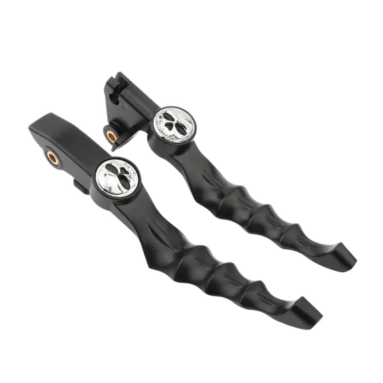 Motorbike Hand Levers For Drag Star For XVS400 For XVS650 For XVS 400 650 1996-2002 Motorcycle Brake Clutch Lever Black Skull Left Right Motorbike Clutch Lever