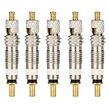 TANSAR 5 Stück Französisches Fahrrad Ventileinsatz