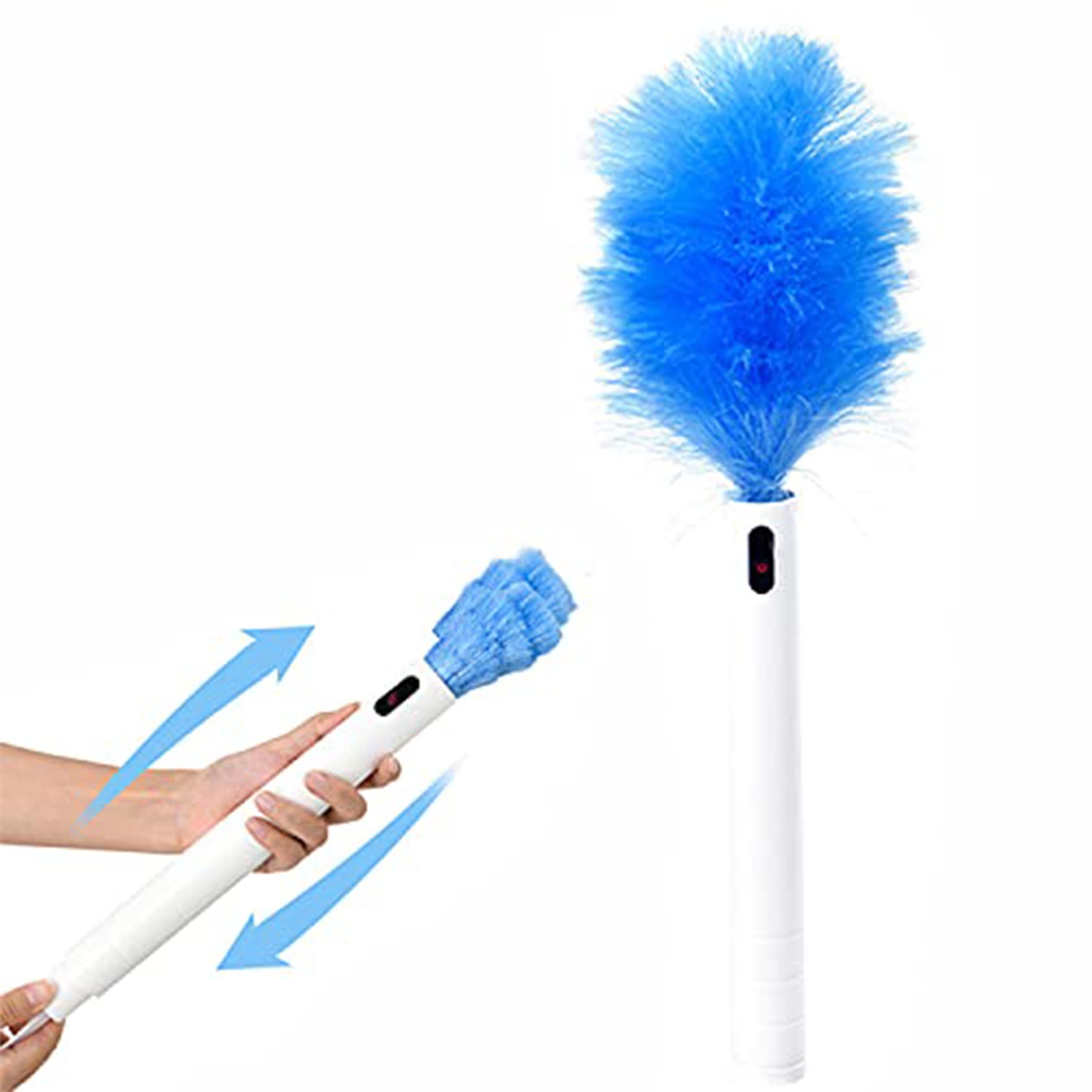 VUCATIN360°Feather Duster, Extendable Microfiber High Dust Cleaning, Household Rechargeable Washable Lint Free Hand Dusting for Home Office Furniture Cars