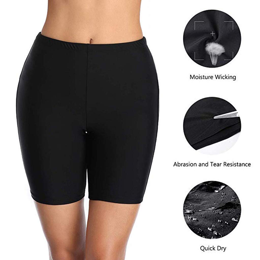 Generisch Set bikini da donna, costume da bagno, costume da bagno con pantaloni in rete, costume da bagno a vita alta, slip da donna