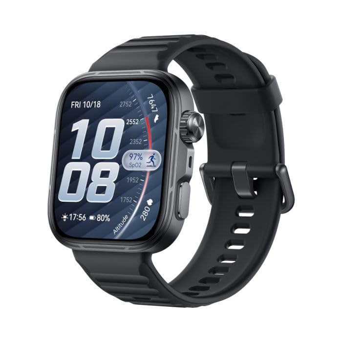 Huawei Reloj Inteligente Watch FIT 5 Pro, Pantalla de Cristal de Zafiro de 1.92 Pulgadas, rastreador de Fitness, GPS, ECG, SpO2, monitoreo de la Salud del sueño, Pago NFC, Seguimiento de Actividad de