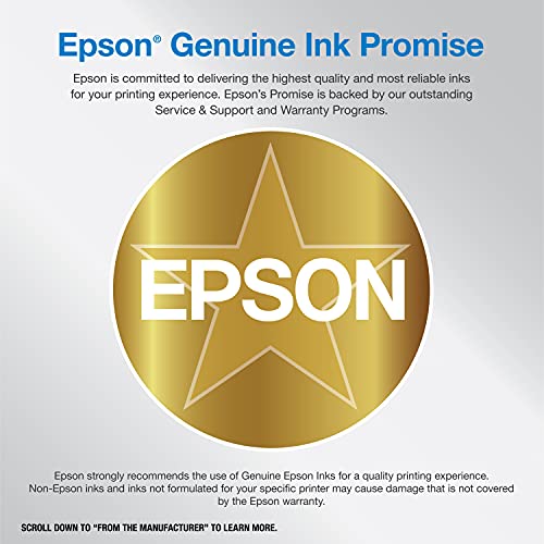 Epson EcoTank Photo ET-8500 Wireless Color All-in-One Supertank Printer with Scanner Copier, Ethernet and 4.3-inch Colorfull Touchscreen - White