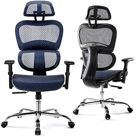 Ergonomischer Bürostuhl mit hoher Rückenlehne - hoher Bürostuhl mit Kopfstütze Cover