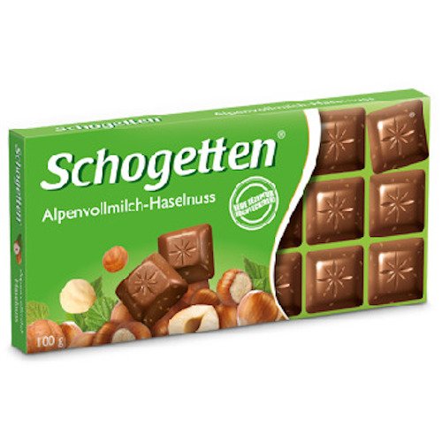 SchogettenAlpine Milk Hazelnut Chocolate Bar 100g (15-pack)