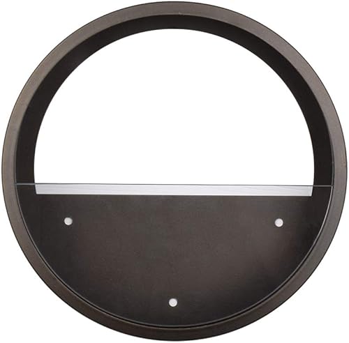 Miniatura 10 de Paquete de 3 macetas colgantes de pared, cesta moderna de pared redonda, maceta vertical para interiores y exteriores, jarrón para plantas