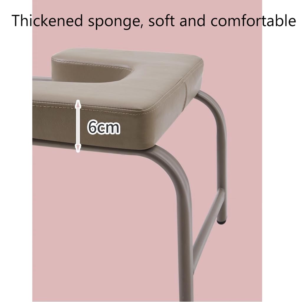 Sedia per inversione Yoga Struttura in Acciaio Inossidabile Pelle PU Sedia di Assistenza Yoga con Spalline Spesse Sgabello per inversione Yoga Trainer per inversione Yoga,Khaki