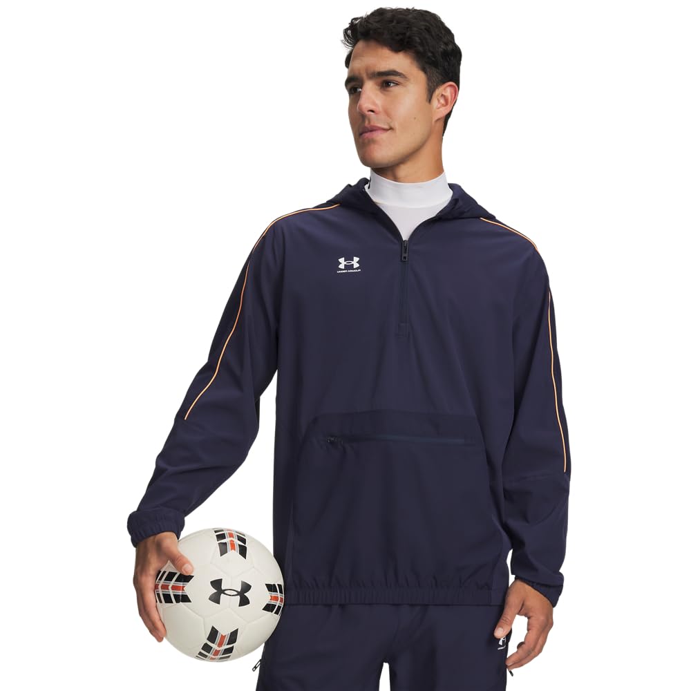 Under Armour UA M Challenger Warmup Jkt - Midnight Navy / / White - XXL