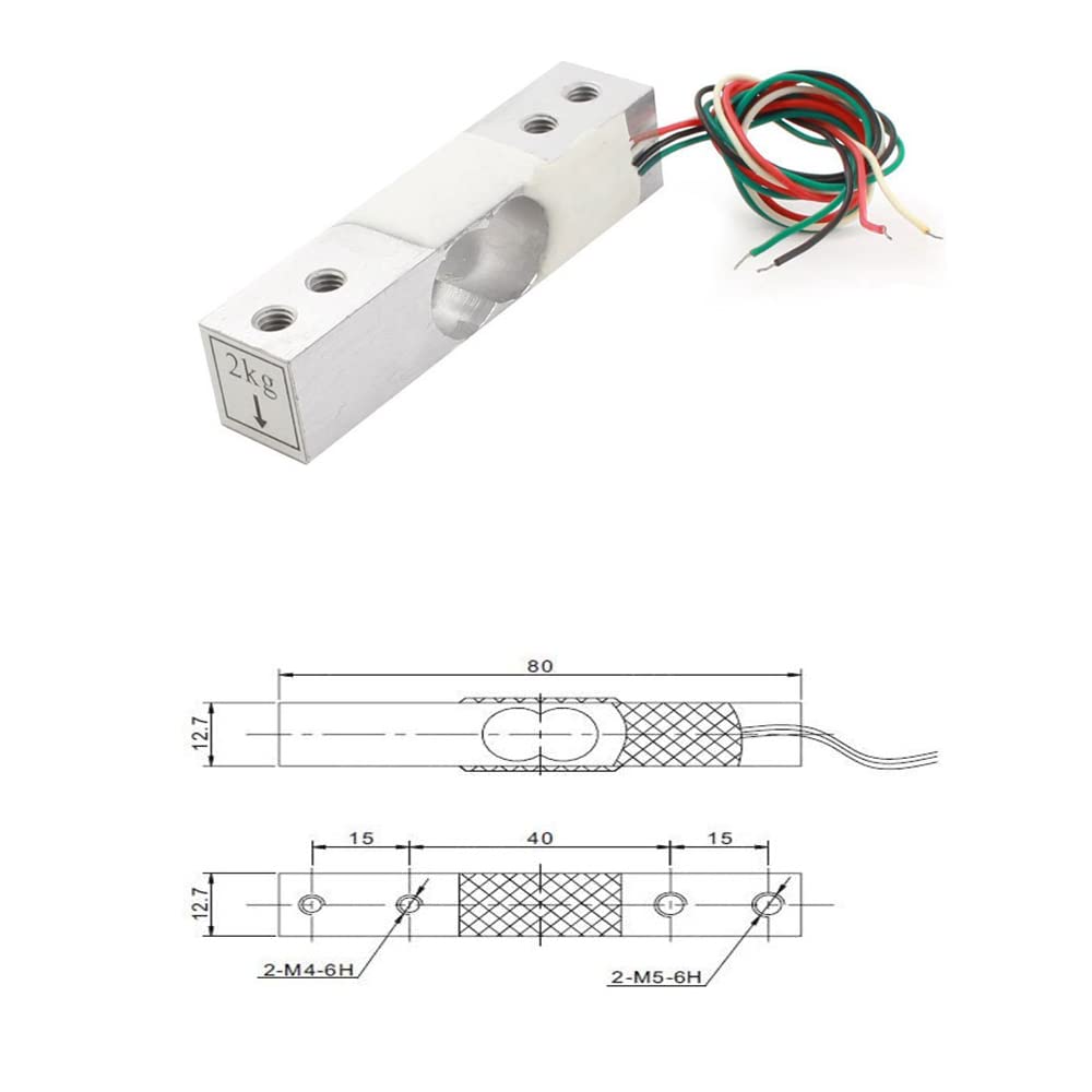 HX711 CELLA DI carico digitale 5 kg modulo AD sensore di pressione peso