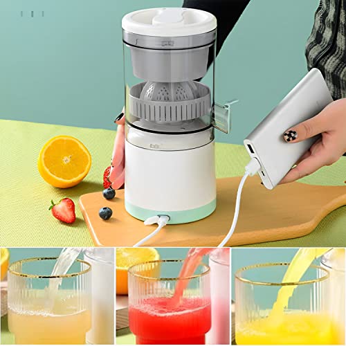 Foto von sonnighof Automatischer elektrischer Entsafter für den Haushalt ，USB-Aufladung und kabellos tragbar，Elektrischer Entsafter Tasse Tragbarer