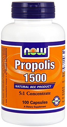 Propolis NOW 1500 capsules 5:1 contre la fatigue et les agressions de l'hiver