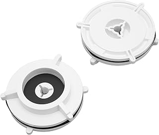 1 Pair Nab Hub Adapters, Reel to Reel Tape Recorders Opener Universal Loading Device for Studer ReVox for B67 for Akai for Teac for G8M2 (White)