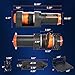 AC-DK 3500 lb ATV/UTV Winch Synthetic Rope Kits, 12V Winch with Wireless Remote for Off Road Trailer Boat RV Towing Winches, Winch with Mounting Plate and Wired Remote