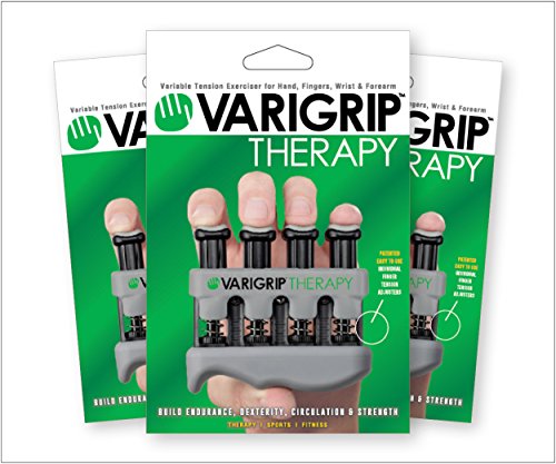 Dynatomy Varigrip Therapy Adjustable Resistance, Medium To Heavy Range, Finger Strengthener, Finger Exerciser, Hand Exerciser, Grip Strengthener, Extra-Wide Base, Ergonomic, 2 Exercisers In 1, (Vgm) #TOP5