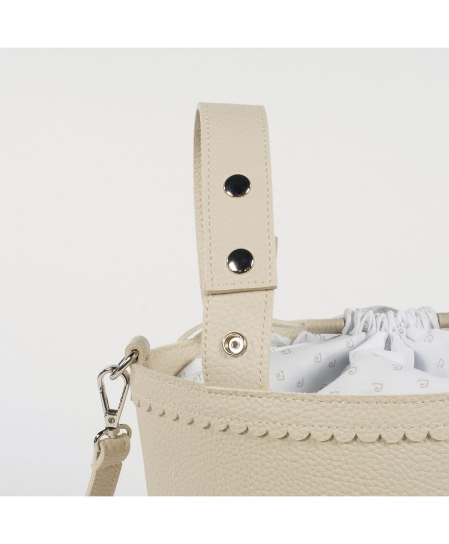 Pasito a Pasito Bolso Bucket Icon, beige, M