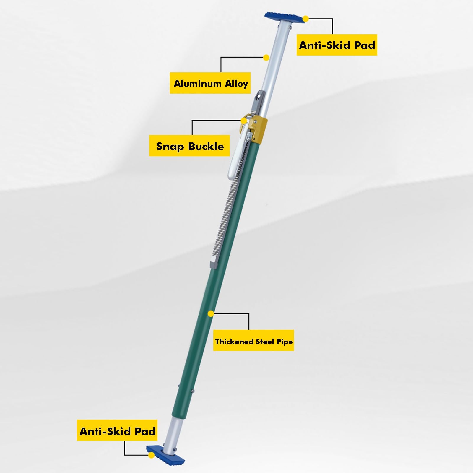 Ratschen-Ladungssicherung, verstellbare Ladeflächensicherung, hohe Tragkraft bis 400 kg, passend für Pickups, Anhänger und Kastenwagen (130–168 cm), 6er-Pack