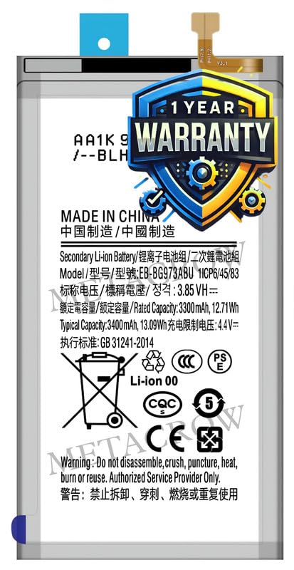 Image of Original EB-BG973ABE Battery Compatible for Samsung Galaxy S10 - (3400mAh) - 1 Year Warranty JK1