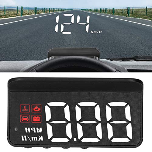 Head Up Display HUD OBD2, Indicatore Multifunzione, Proiettore per Parabrezza HUD per Auto con Display Chiaro Ad Alta...