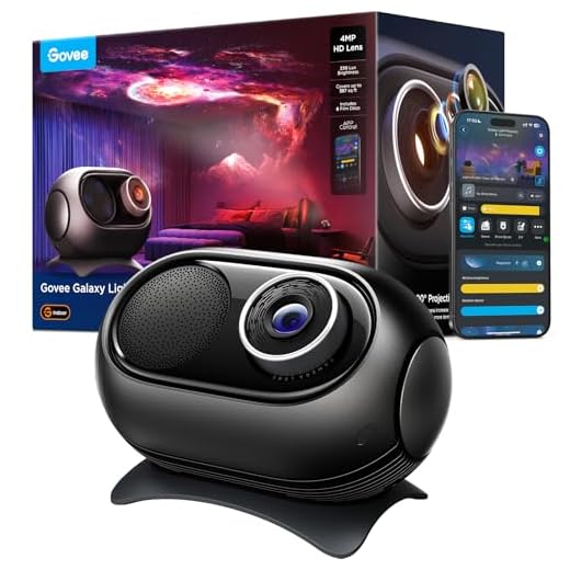 Govee LED Sternenhimmel Projektor, Planetarium Galaxy Projektor 8 Film Discs, 20+ Szenemodi & 21+ White Noises, Matter Alexa Kompatibel, 360°-Rotation Nachtlicht Lampe mit Timer für Schlafzimmer