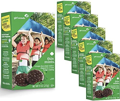 Girl Scout Thin Mints Cookies (5 Boxes)