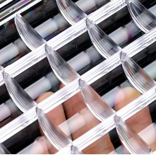 Image of 24 Slots Rhinestone Box Storage Containers Empty Clear Nail Art Decoration Storage Box for Nail Glitter Jewelry Crystal Diamond Accessories