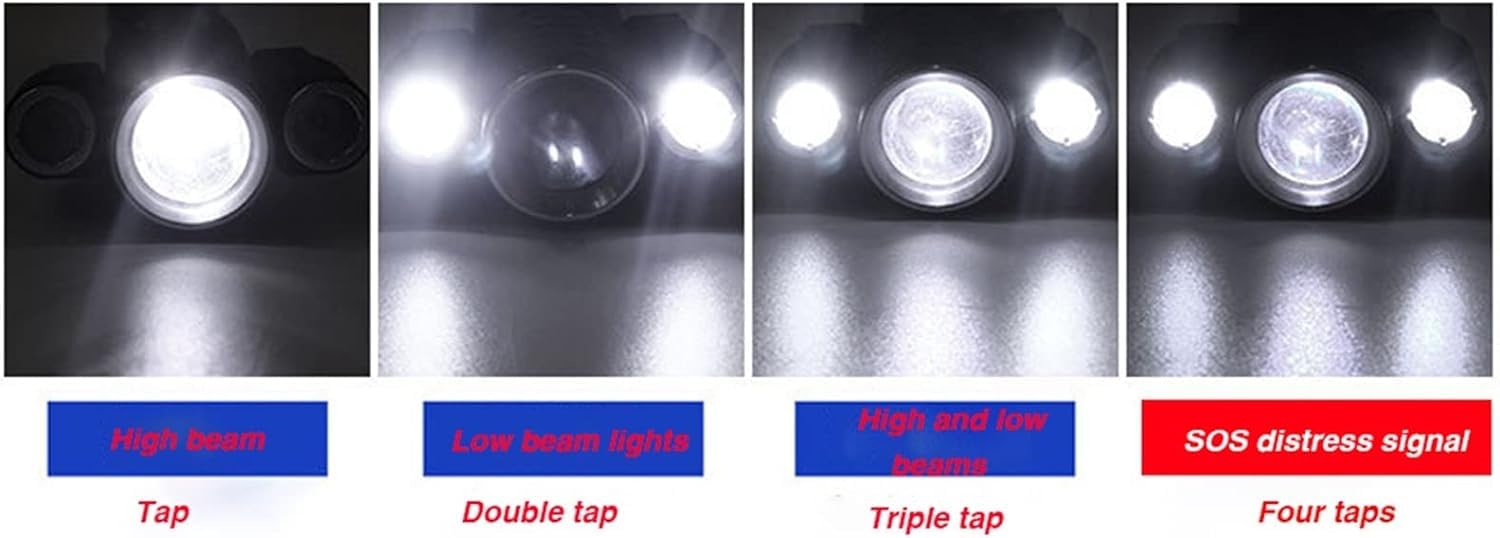 Lampe de poche pour vélo avec 3 lumières LED réglables, lampe avant et arrière étanche, lumière d'avertissement de sécurité pour vélo