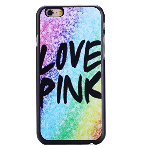 EVERMARKET(TM) Cute Love Pink Hard Case Cover for Apple iPhone 6 4.7 Inch