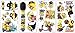 RoomMates RMK3000SCS Minions The Movie Peel and Stick Wall Decals, 16 Count