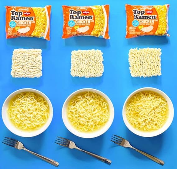 Miniatura 5 de Nissin Top Ramen The Original Chicken Flavor Ramen - Sopa de fideos ramen, 3 onzas (paquete de 48) sin MSG añadido
