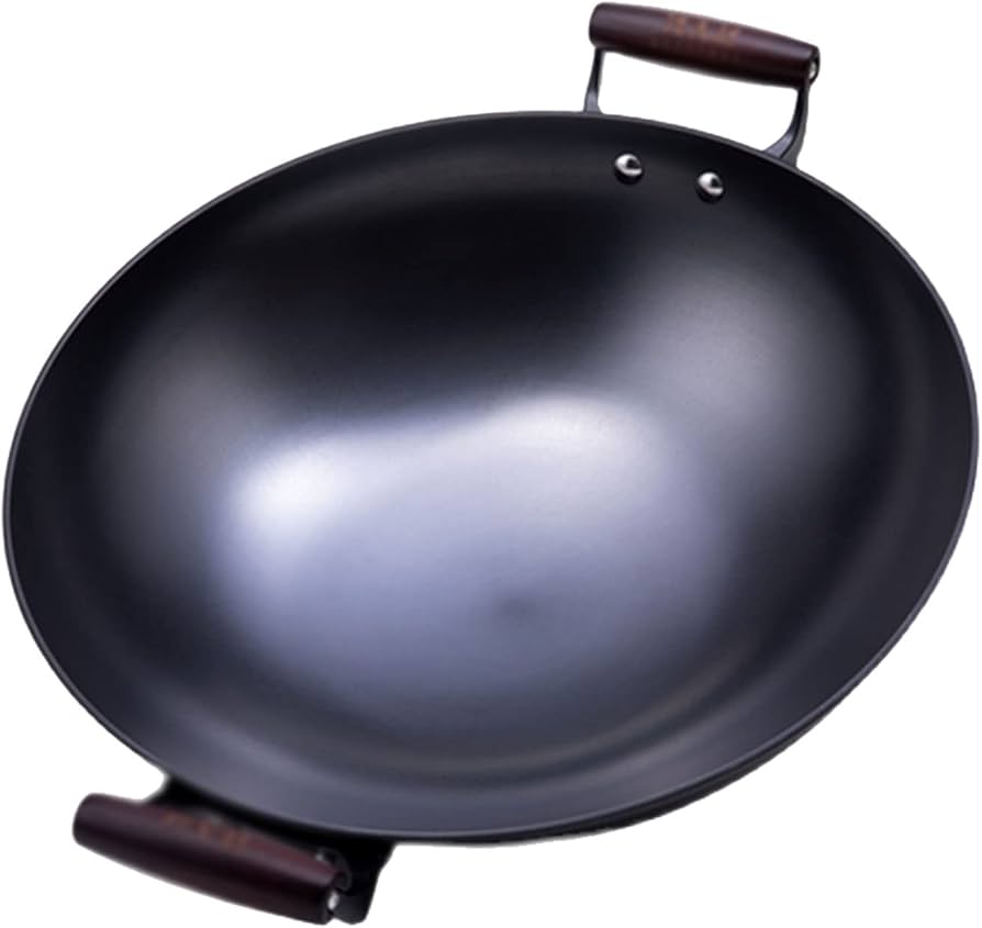 Amazon｜鋳鉄鍋、両耳鋳鉄鍋、家庭用大型鉄鍋,40cm｜両手鍋 オンライン通販