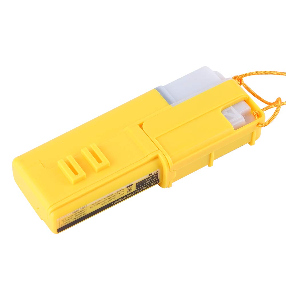 AIS MOB Personal Localizador Beacon, Transmite el seguimiento GPS con indicador LED intermitente y zumbador, compatible con sistemas de navegación incorporados para montaje en chalecos
