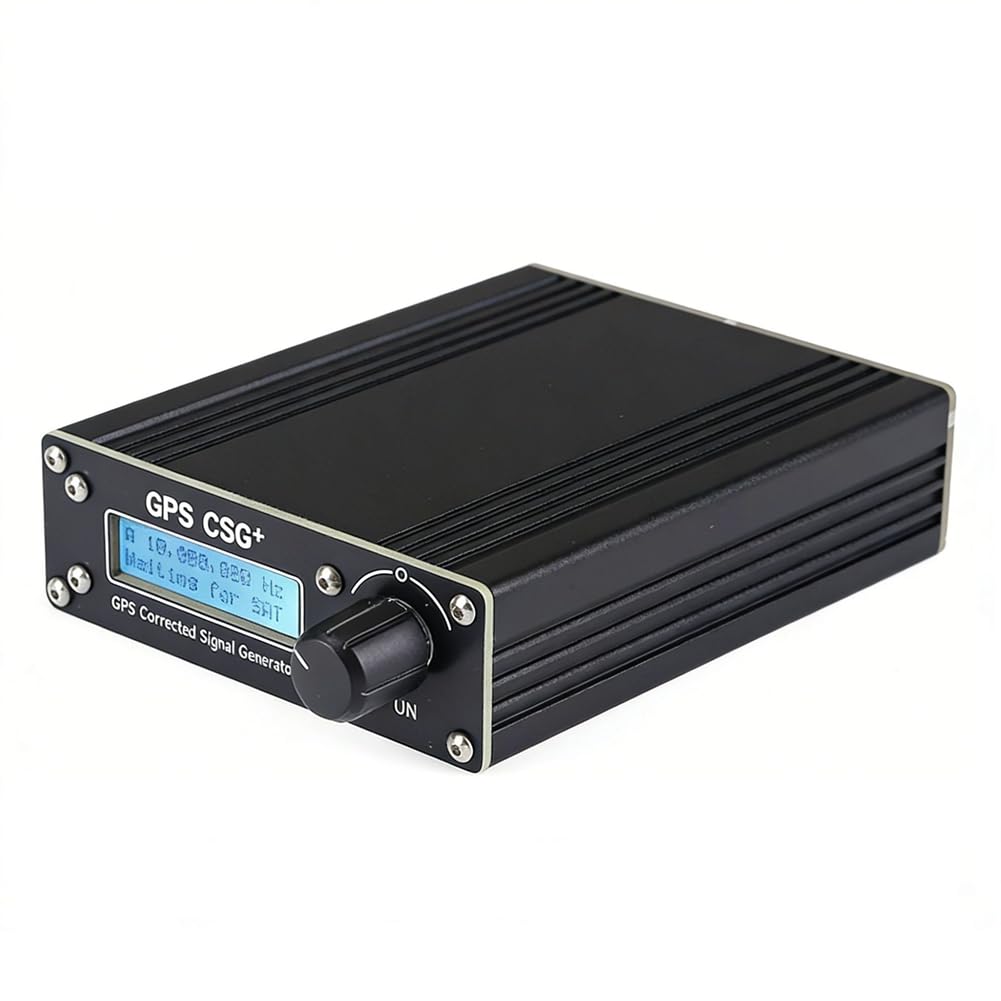 GPSCSG V2 GPS-Korrigierter Signalgenerator GPS-Disziplinierter Oszillator 10KHz-220MHz 2-Kanal Einstellbar EU-Stecker