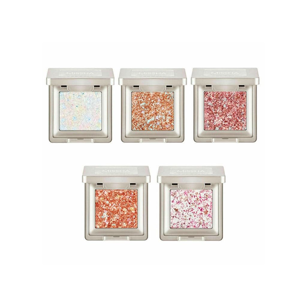 MISSHA Topaklanmayan, El Yapımı Glitter Far Modern Shadow Glitter Prism (NO.7 BLOSSOM PRİSM) (2 paketi)