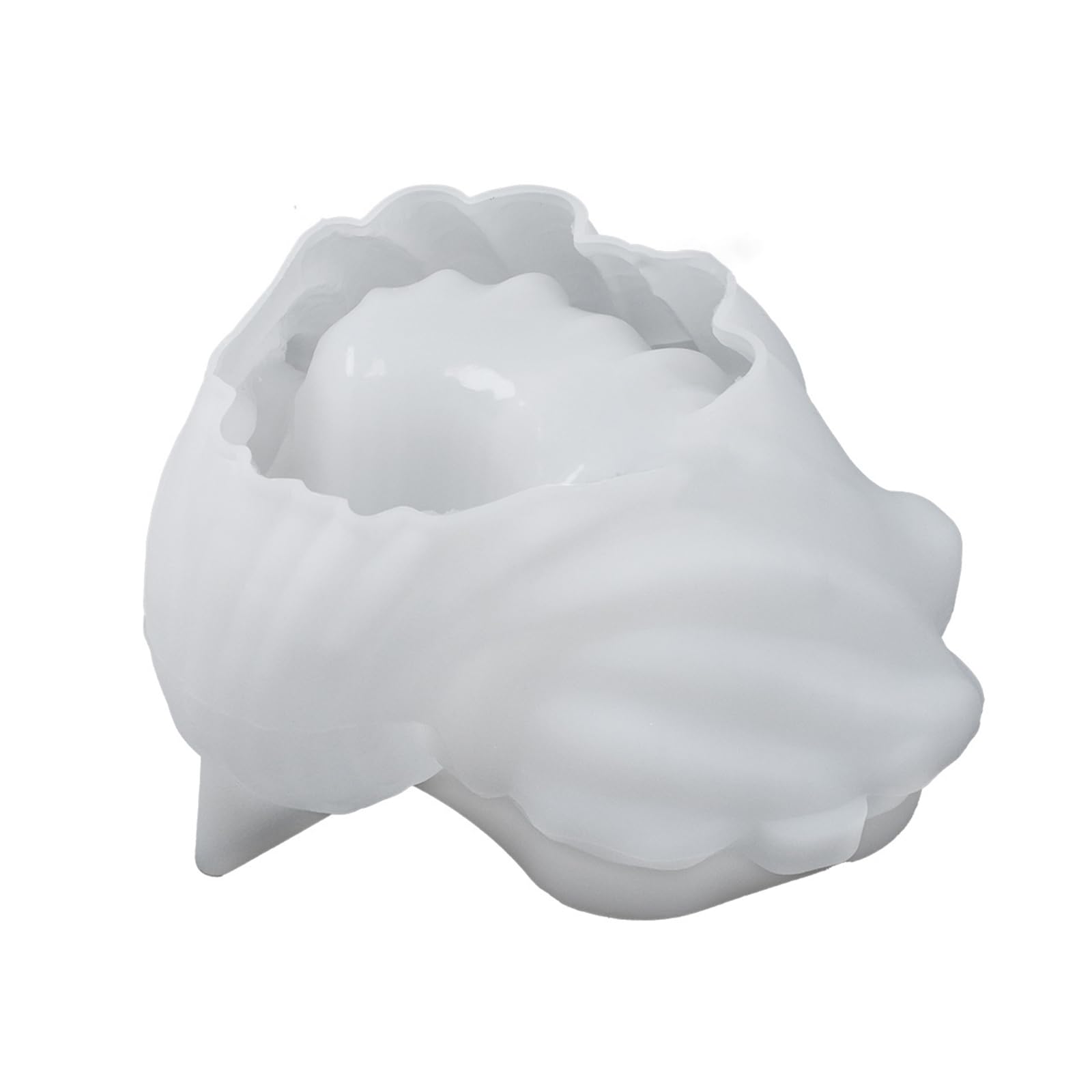 NEWFT Exquisite Seashells Silicone Mold Beautiful Seashells Candlestick Mold Conch Plasters Aromatherapys Mold