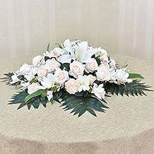 Sunnyskar Simulation Business Table Flower Etiquette Decoration Room Office Podium Flower Wedding Hotel Table Decoration Floral - (Color: 1)