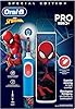 Oral-B Spazzolino Elettrico Ricaricabile Pro Kids con personaggi Marvel Spider-Man, 1 Testina, 1 Spazzolino Elettrico Oral B, Custodia Da Viaggio, da 3 Anni In Su