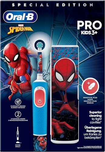 Oral-B Spazzolino Elettrico Ricaricabile Pro Kids con personaggi...