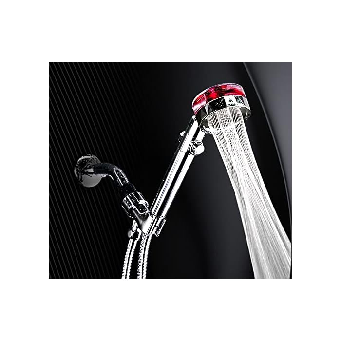 Buy High Pressure Propeller Driven Handheld Shower Head with Fan 360