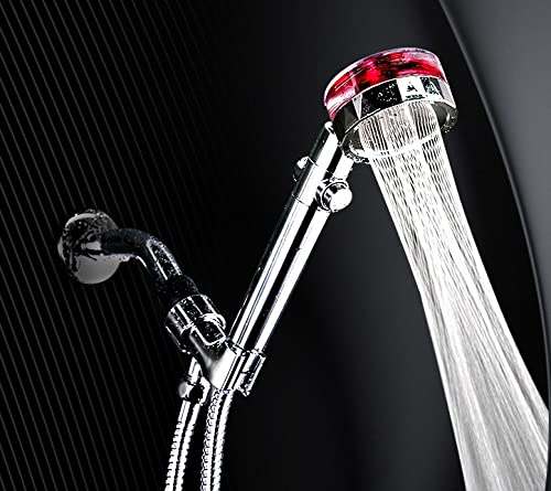 propeller driven handheld shower head
