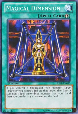 YU-GI-OH! - Magical Dimension (YSYR-EN033) - Starter Deck: Yugi Reloaded - 1st Edition