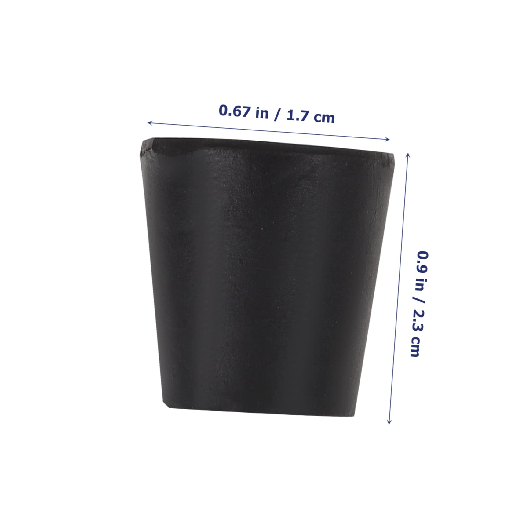 Cabilock 10pcs Test Tube Rubber Stoppers Tapered Design Sealing Bungs for Laboratory Use Flask Rubber Plugs for Research and Experimentation