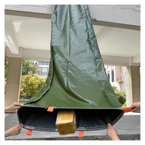 Robuste Segeltuchrutschen zum Be- und Entladen sowie für den Materialtransport - 2x24m (6,56x78,72ft) Lager-Schiebeförderband aus Plane, geeignet für Bauwesen, Logistik und Materialtransport
